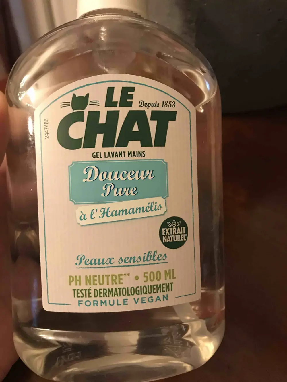 LE CHAT - Douceur pure à l'Hamamelis - Gel lavant mains