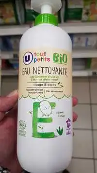 U TOUT PETITS - Eau nettoyante bébé bio