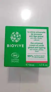 BIOVIVE - La crème universelle de la jeunesse anti-âge global