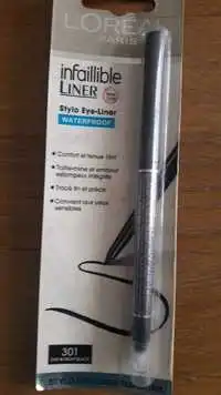 L'ORÉAL PARIS - Infaillible liner - Stylo eye-liner 301 night black