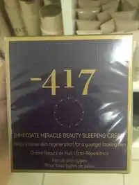 MINUS 417 - Crème beauté de nuit ultra-réparatrice