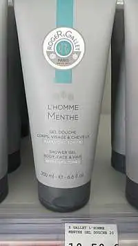 ROGER & GALLET - L'Homme menthe - Gel douche rafraîchit tonifie