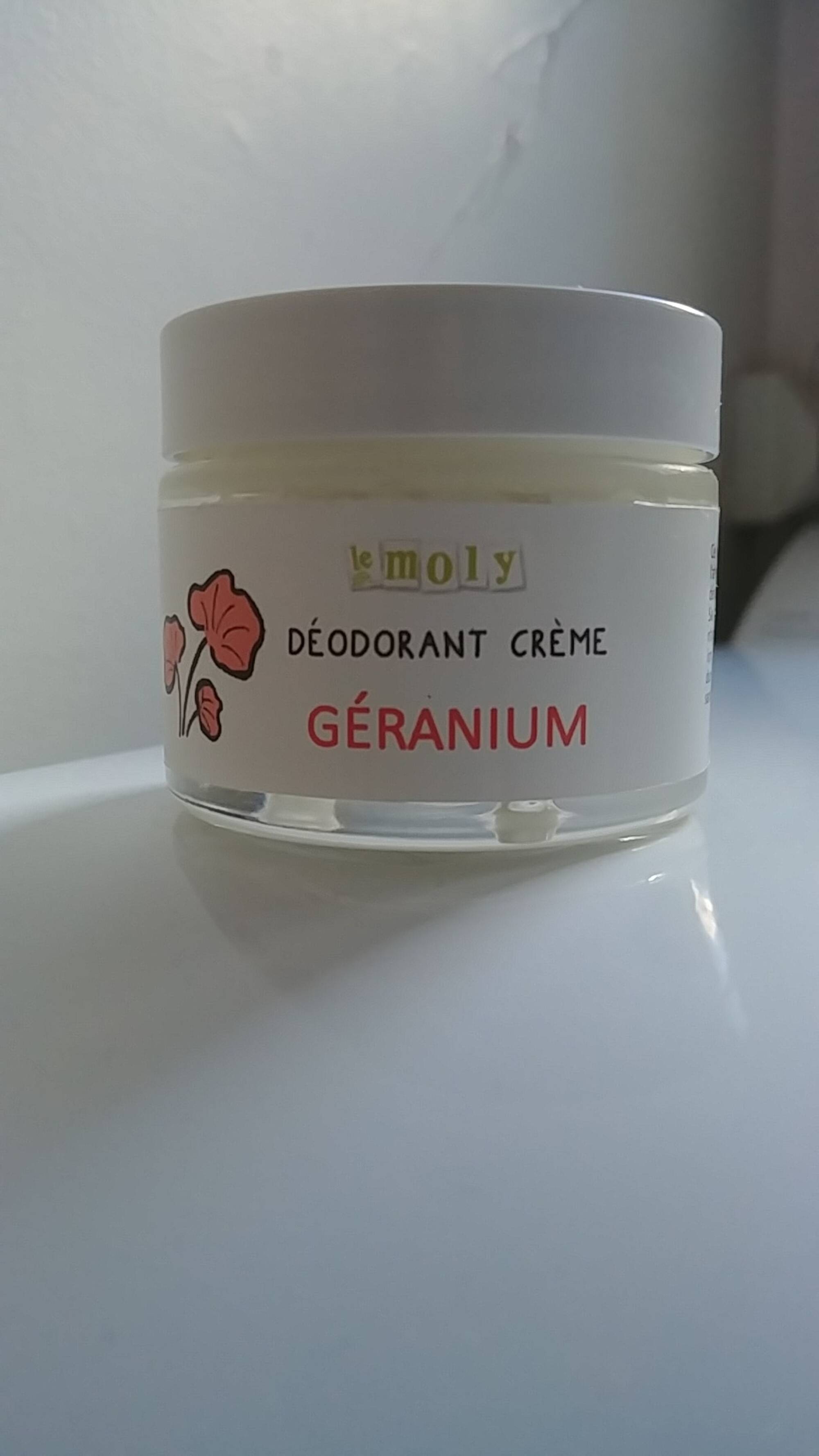 LE MOLY - Déodorant crème géranium