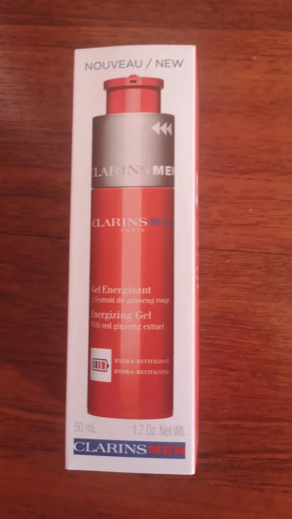 CLARINS - Men - Gel energisant à l'extrait de ginseng rouge