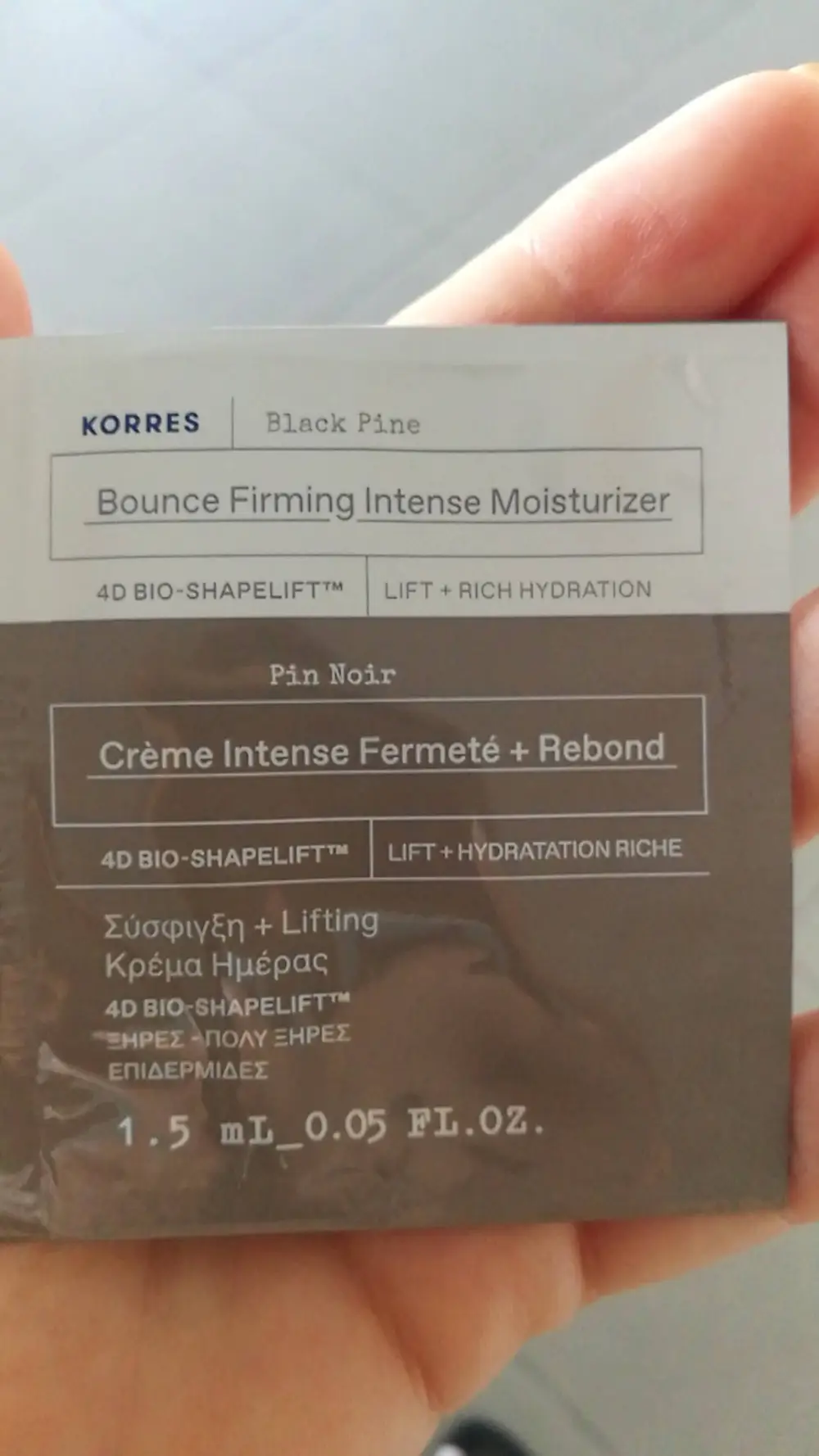 KORRES - 4D Bio - Crème intense fermeté + Rebond