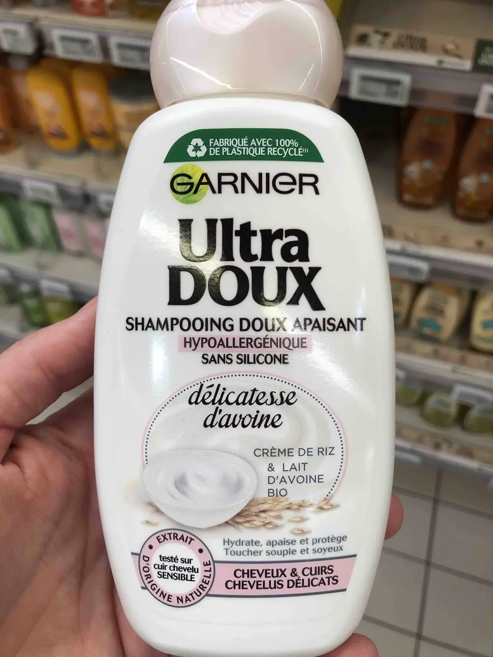 GARNIER - Ultra doux Délicatesse d'avoine - Shampooing doux apaisant