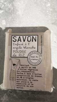 MAS DU ROSEAU - Savon infusé à l'argile blanche poudre de riz