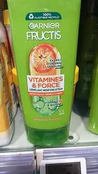 GARNIER - Fructis - Vitamines & force démêlant renforçateur