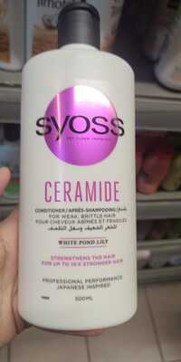 SYOSS - Ceramide - Après-shampooing pour cheveux abîmés et fragiles