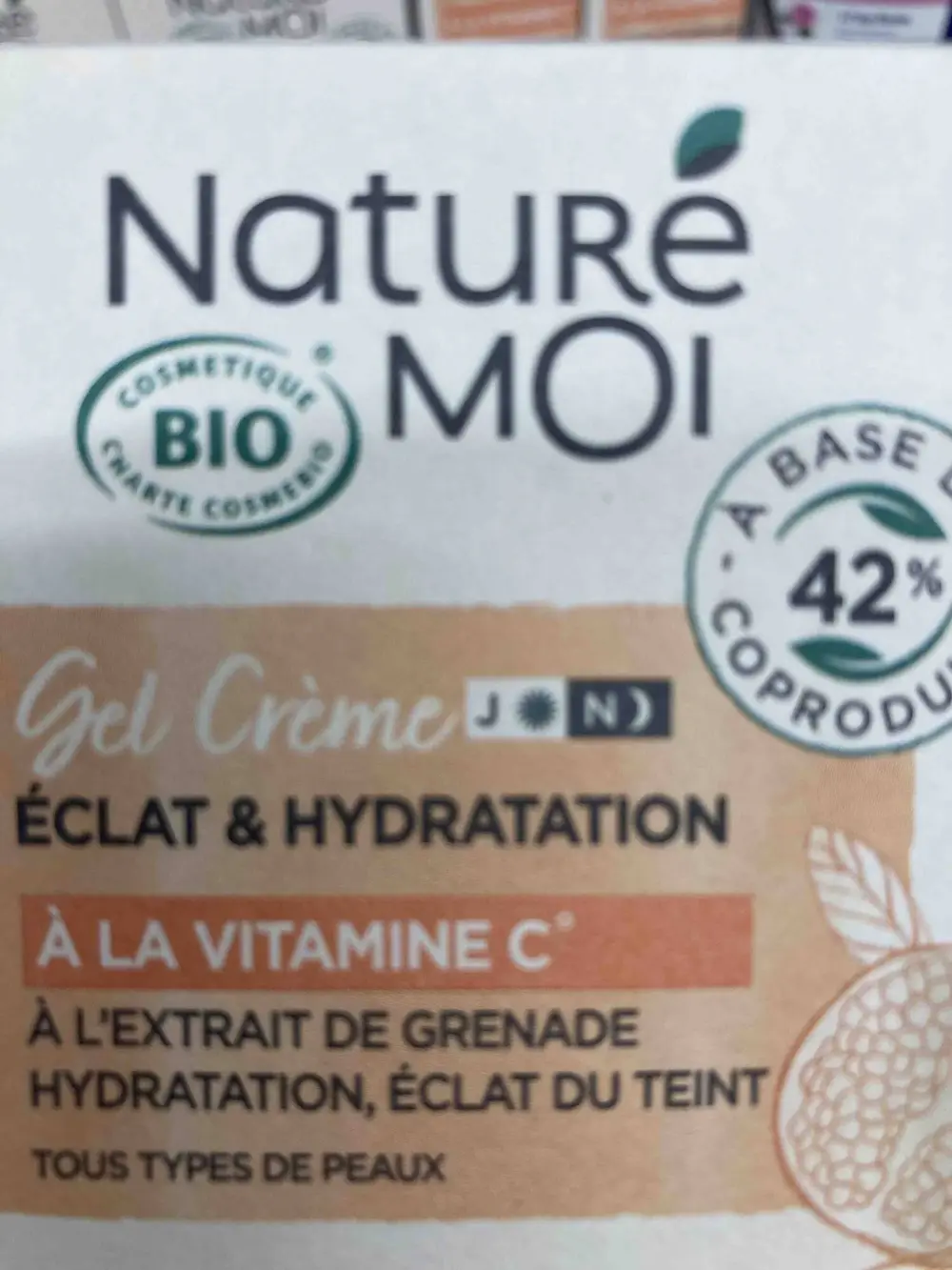 NATURÉ MOI  - Gel crème éclat & hydratation