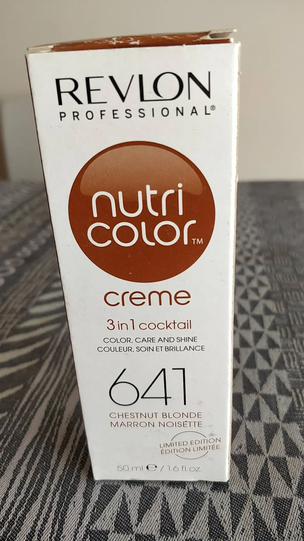 REVLON PROFESSIONAL - Nutri color - Crème 3 en 1 cocktail 641 marron noisette