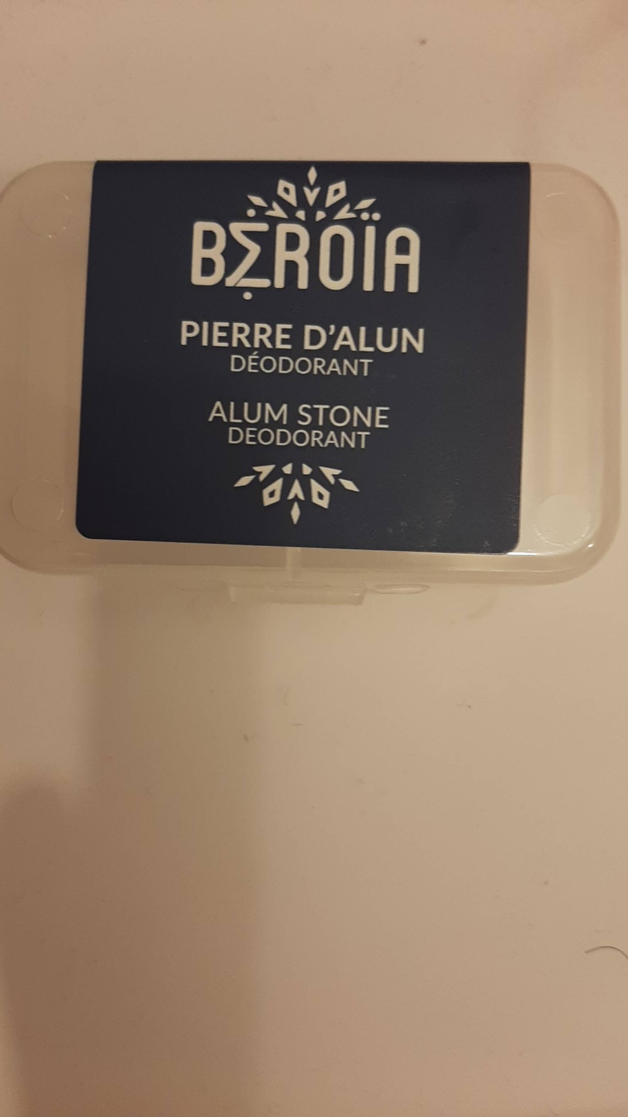 BEROIA - Pierre d'alun - Déodorant 