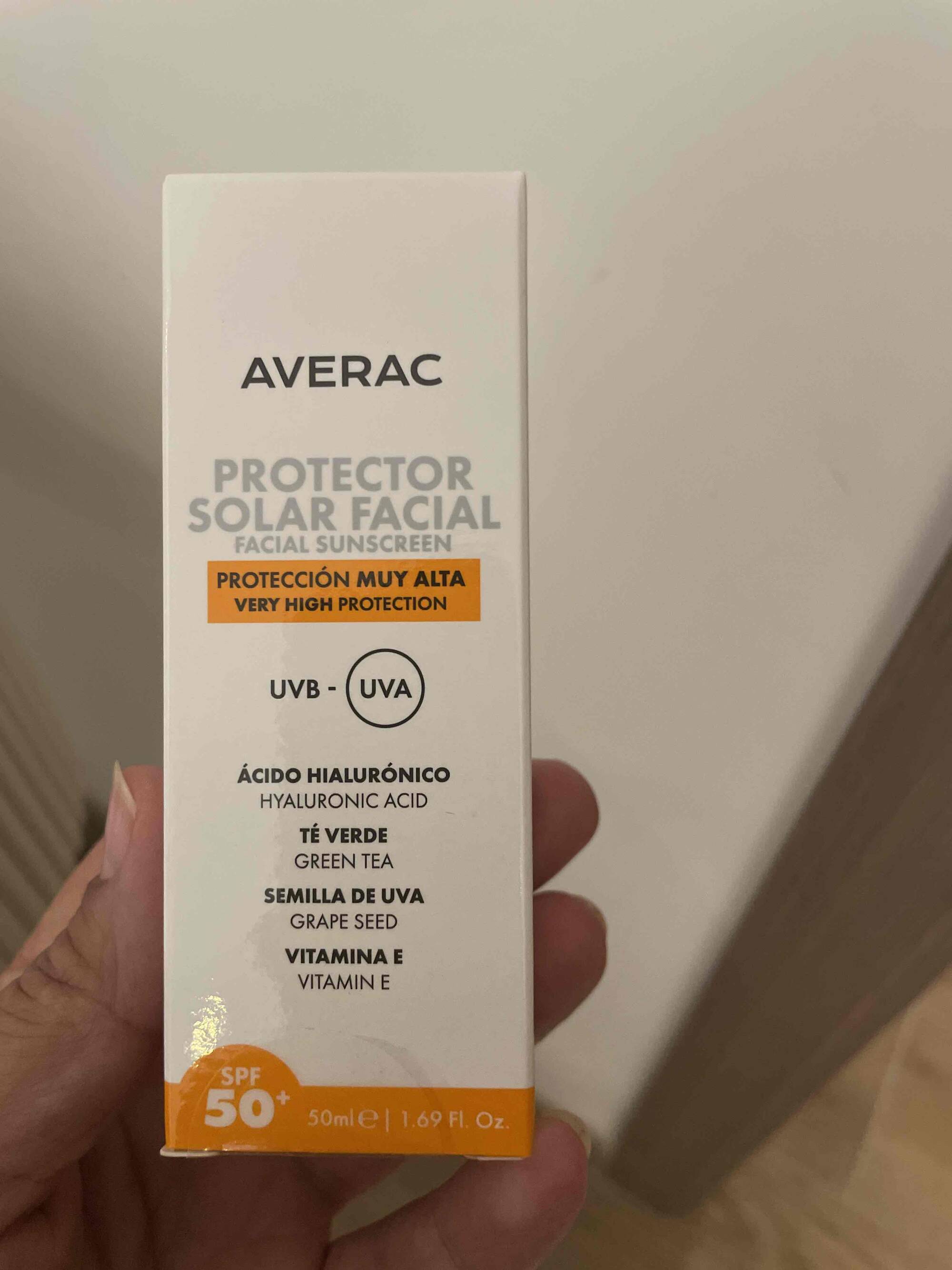 AVERAC - Protector solar facial - Sunscreen SPF 50+