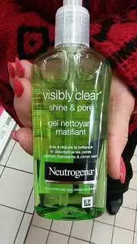 NEUTROGENA - Visibly clear shine & pore - Gel nettoyant matifiant