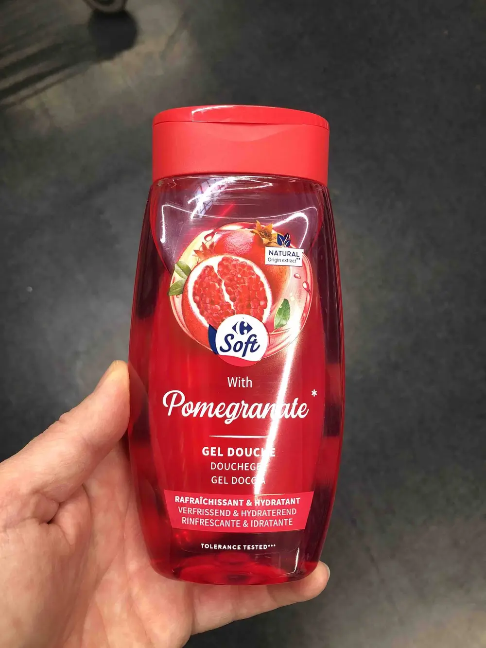 CARREFOUR - Gel douche pomegranate