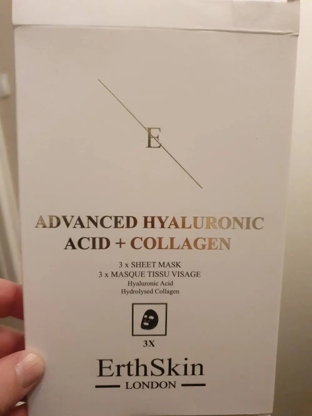 ERTH SKIN - Advanced hyaluronic acid + collagen - Sheet mask