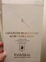 ERTH SKIN - Advanced hyaluronic acid + collagen - Sheet mask