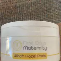 FIRST DAYS MATERNITY - Witch hazel pads