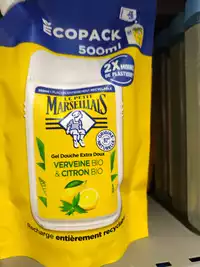 LE PETIT MARSEILLAIS - Gel douche extra doux verveine bio et citron bio