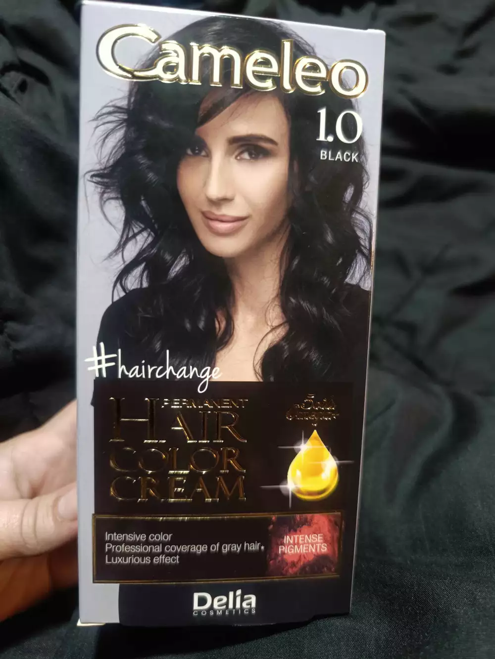 CAMELEO - Permanent hair color cream 1.0 black