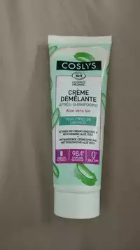 COSLYS - Crème démêlante - Après-shampooing aloe vera bio