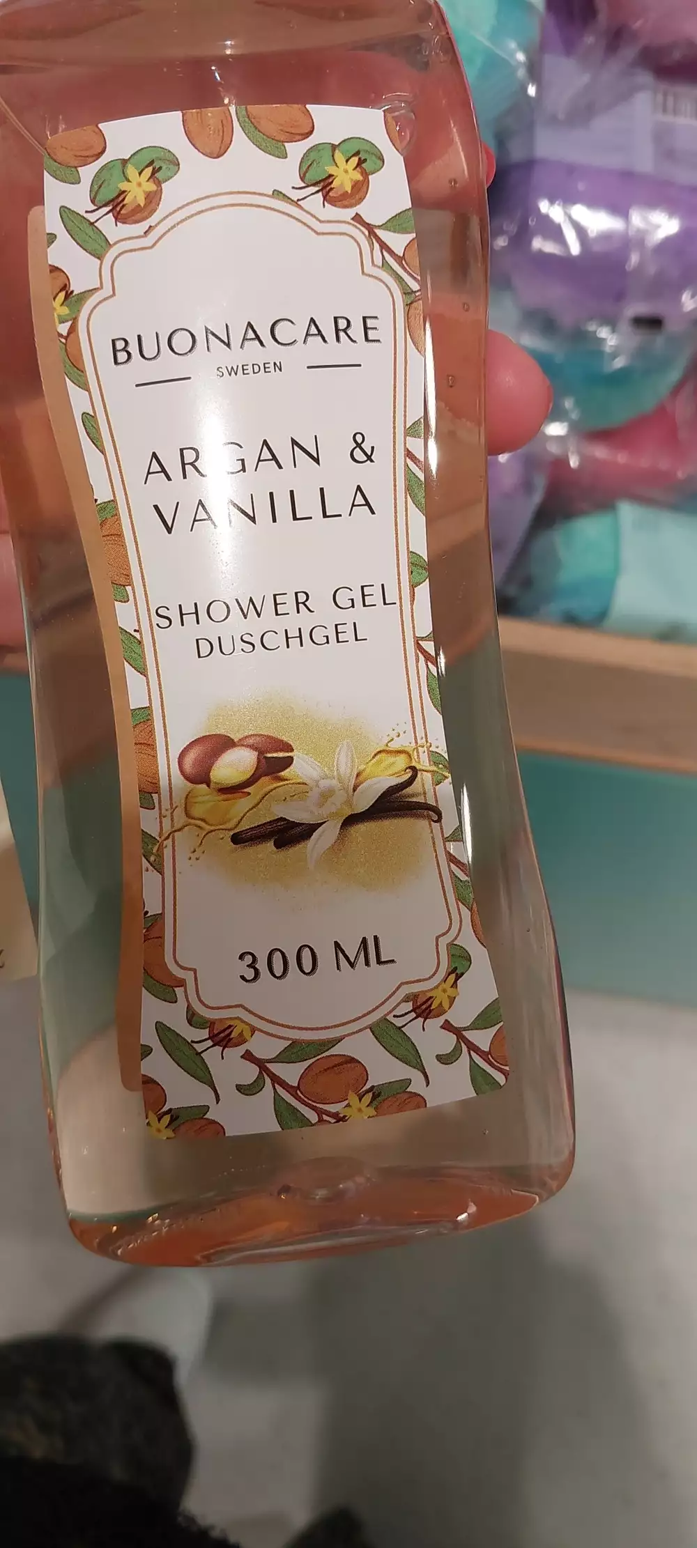 BUONACARE - Argan et vanilla - Shower gel 