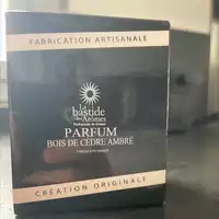 LA BASTIDE DES ARÔMES - Parfum bois de cèdre ambré