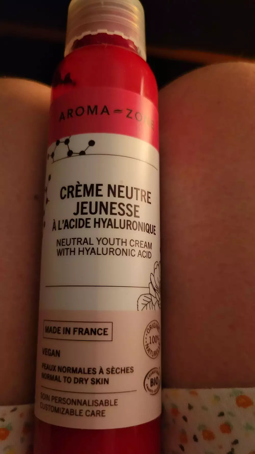 AROMA-ZONE - Crème neutre jeunesse à l'acide hyaluronique