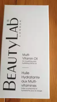 BEAUTY LAB - Huile hydratante aux multi-vitamines