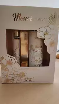 ADOPT' - Monoï blanc - Coffret eau de parfum + gel douche