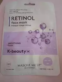 MASQUE ME UP - K-beauty smoothing - Masque visage rétinol