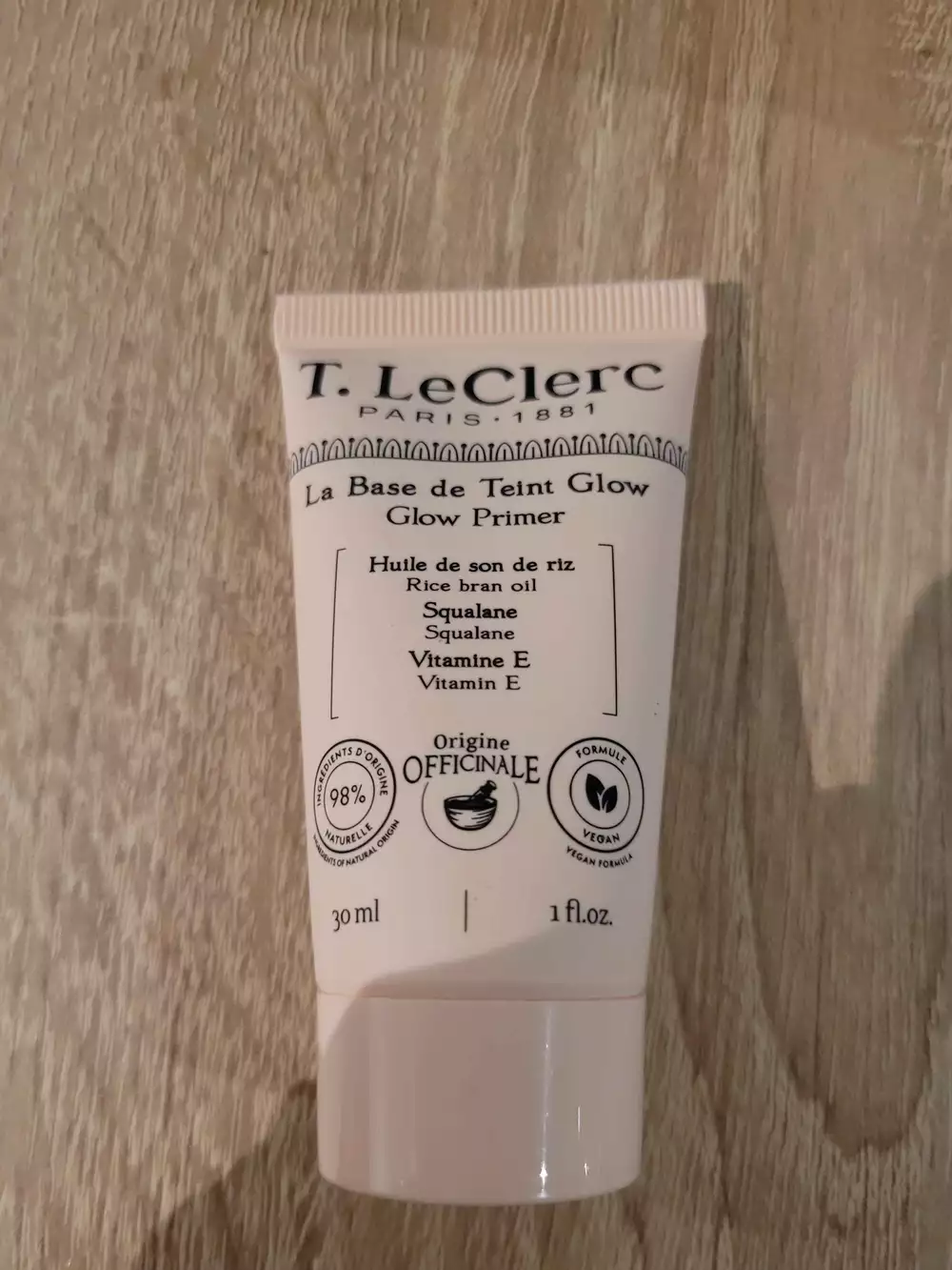 T.LECLERC - La base de teint glow - Huile de son de riz