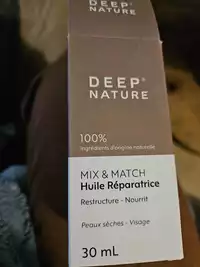 DEEP NATURE - Mix & match - Huile réparatrice