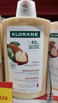 KLORANE - Réparation - Cica-shampooing régénérant & anti-casse