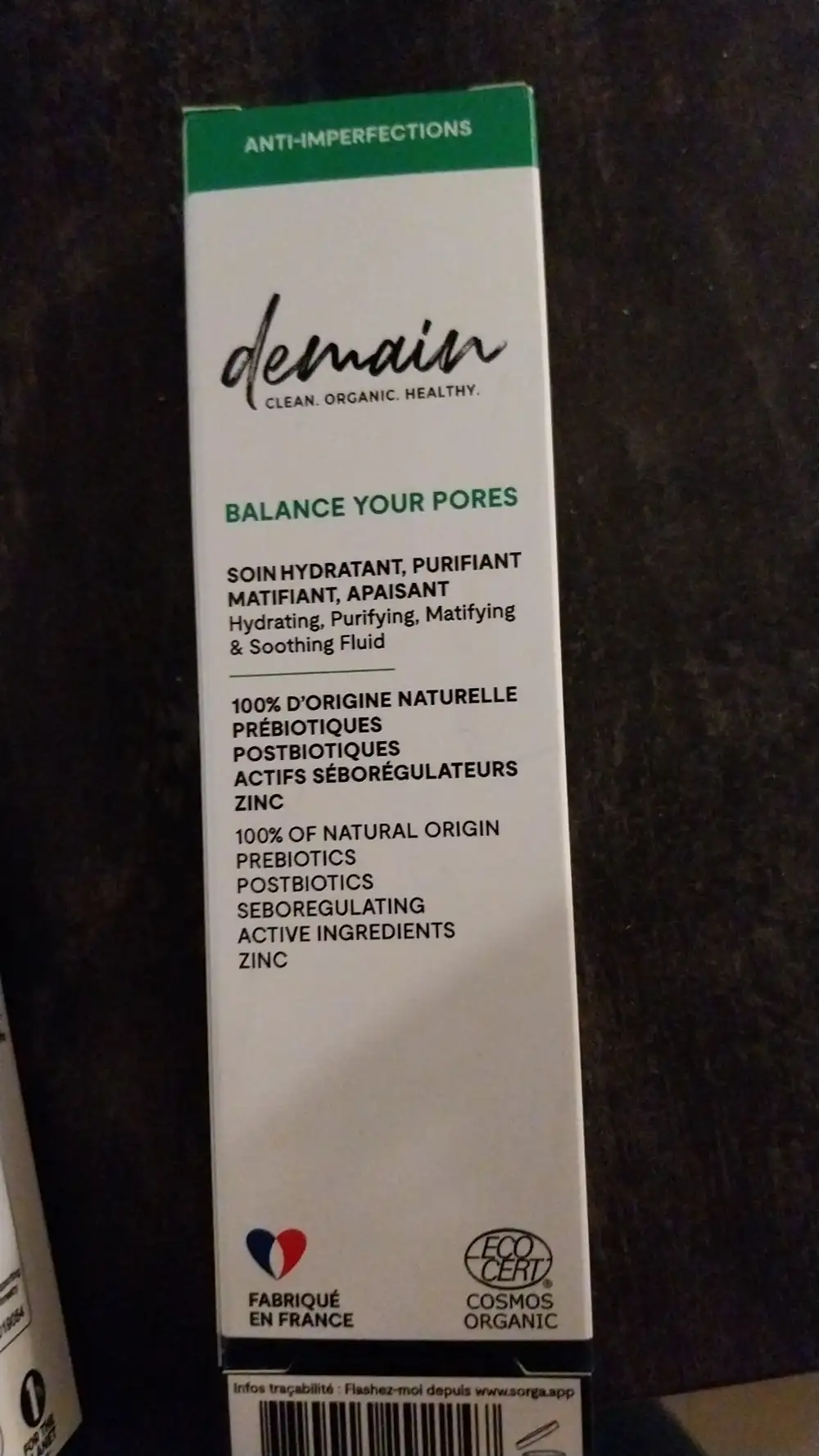 DEMAIN - Blance your pores