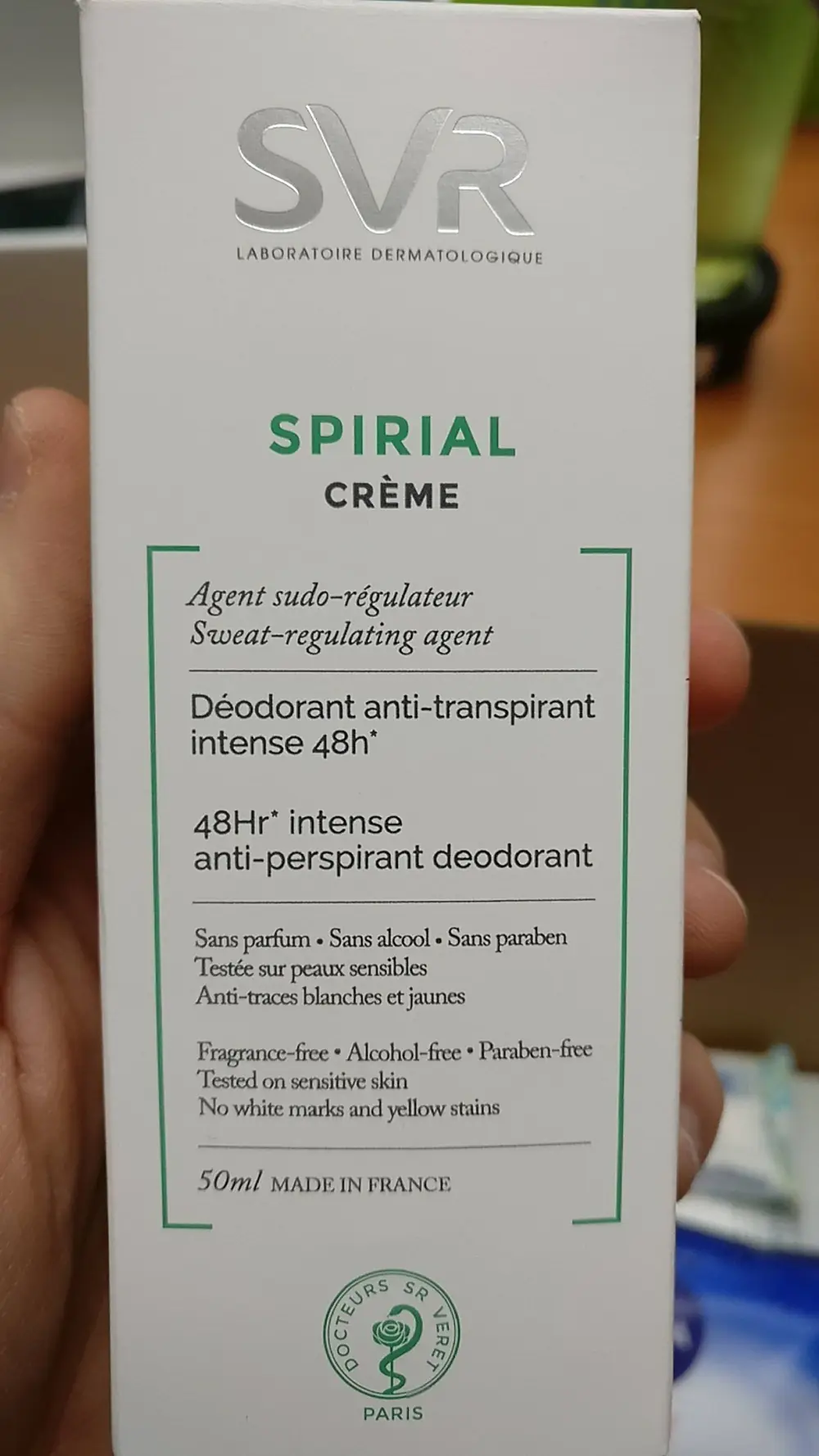 SVR - Spirial crème déodorant anti-transpirant