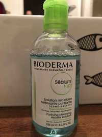 BIODERMA - Sébium H2O - solution micellaire nettoyante purifiante