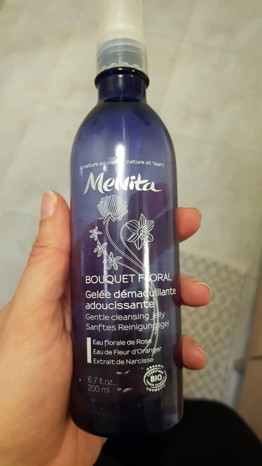 MELVITA - Bouquet Floral - Gelée démaquillante adoucissante bio