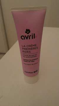 AVRIL - La crème premières rides bio