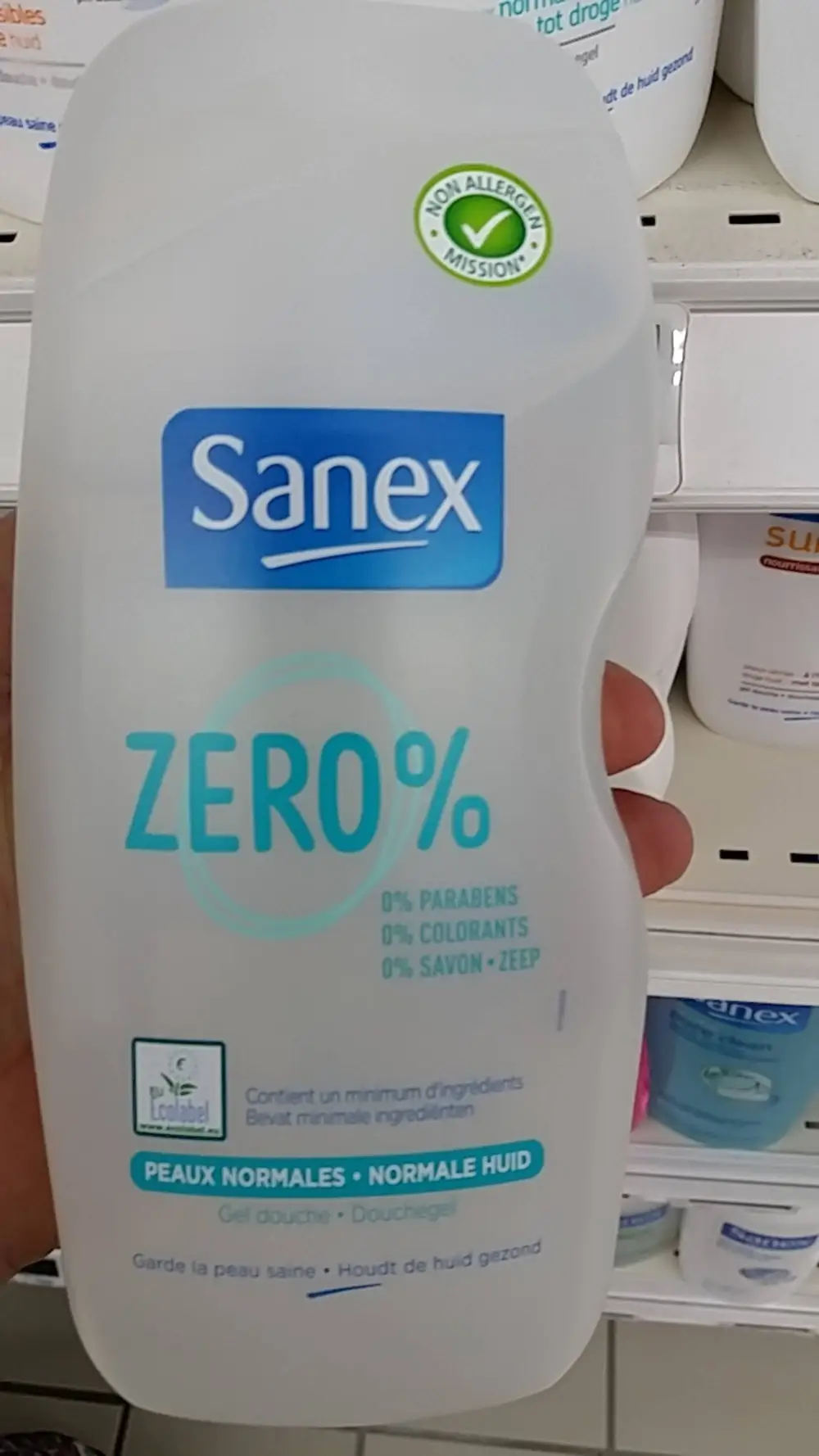 SANEX - Zero % gel douche