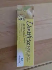 LEHNING - Dentifrice naturel - Aux huiles essentielles de citron