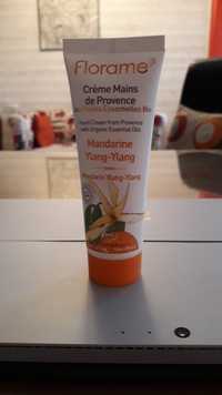FLORAME - Mandarine Ylang-Ylang - Crème mains de Provence