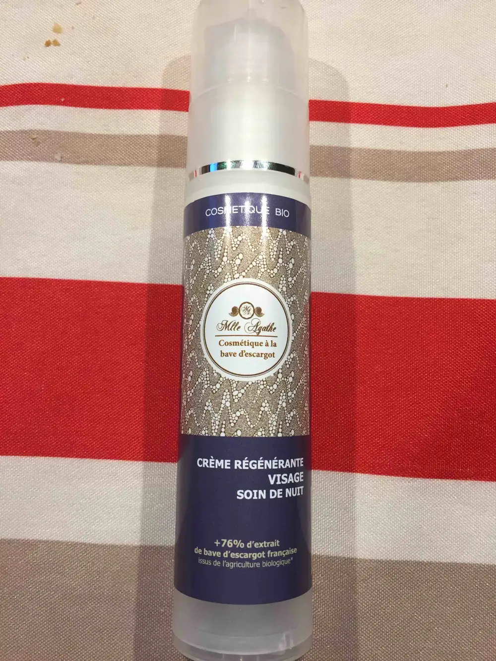 MLLE AGATHE - Crème régénérante visage - Soin de nuit