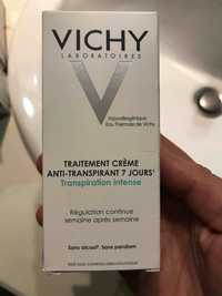VICHY - Traitement crème anti-transpirant 7 jours