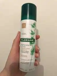 KLORANE - Shampooing sec à l'ortie - Séboréducteur cheveux gras