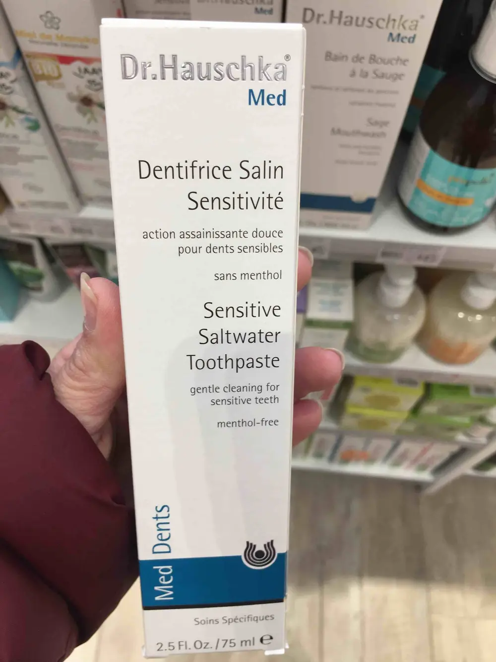 DR. HAUSCHKA - Med dents - Dentifrice salin sensitivité