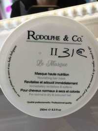 RODOLPHE & CO - Le Masque - Masque haute nutrition