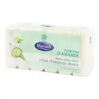 MARQUE REPÈRE - Savon de toilette amande 6x100g