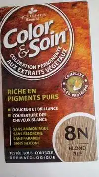 LES 3 CHÊNES - Color et soin Riche en pigments purs - 8N Blond blé