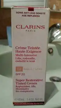 CLARINS - Crème teintée haute exigence 02 sable